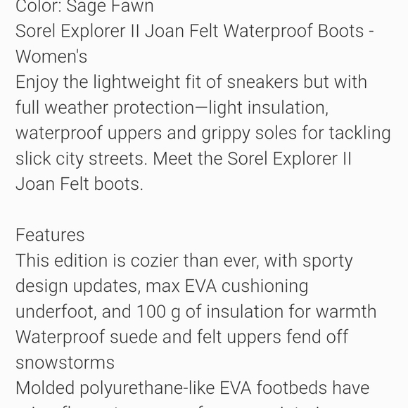 Sorel Women's Green and Gray Boots - Picture 13 of 16
